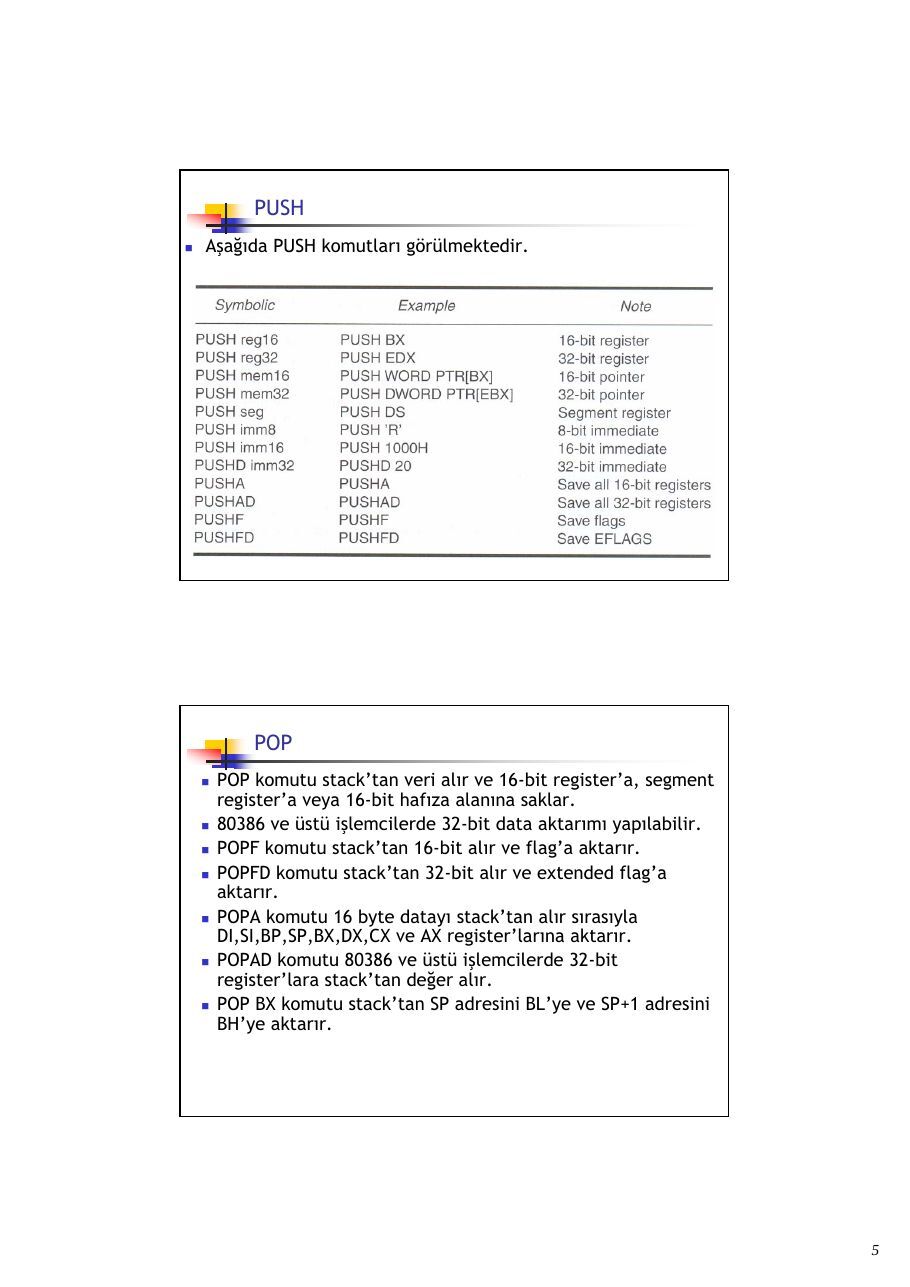 CPUL5DataMovement: sayfa 5, devre, tablo ve şekiller