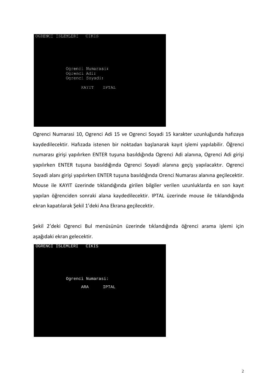 finalOdevi: sayfa 2, devre, tablo ve şekiller