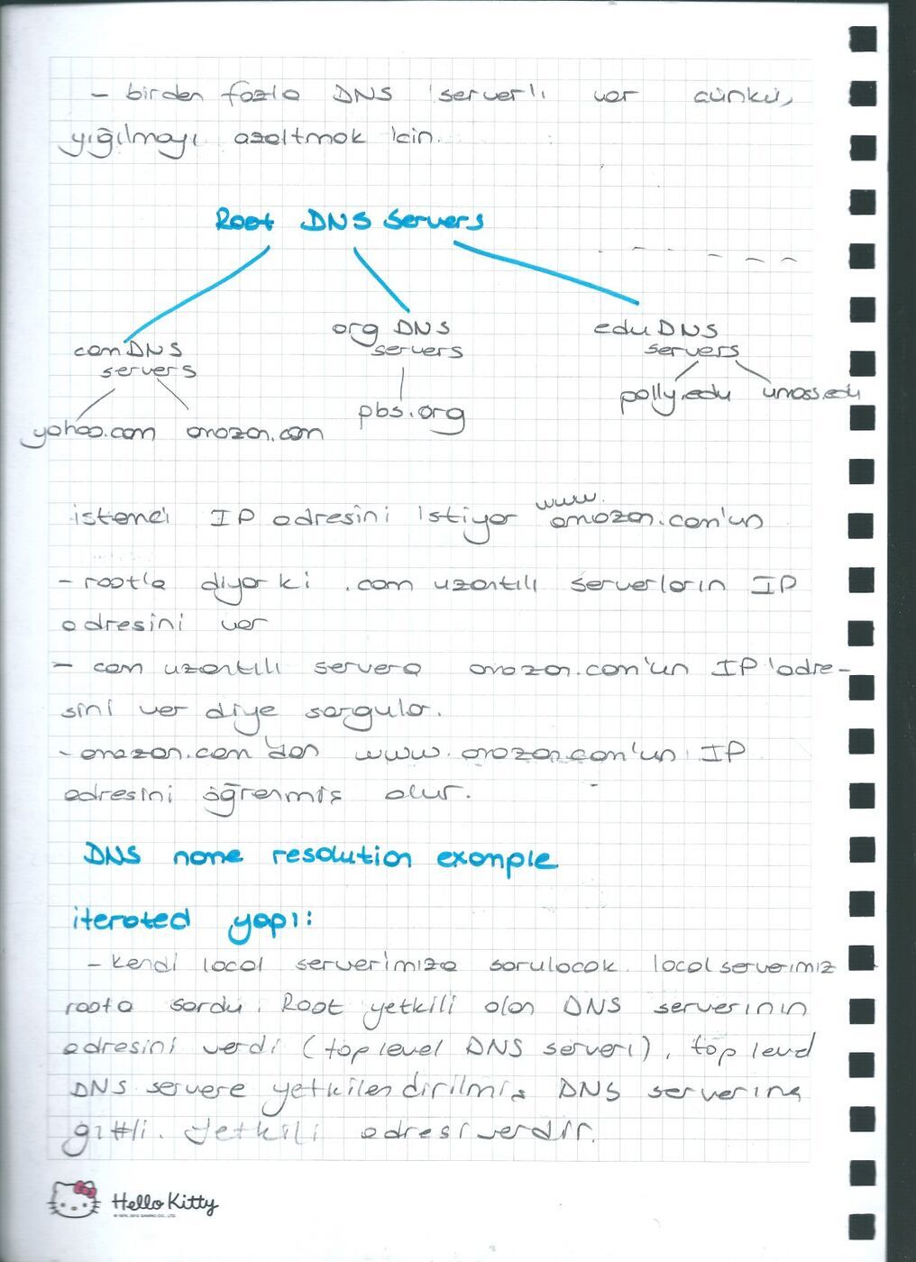 E-posta ve DNS — el yazısı, sayfa 17