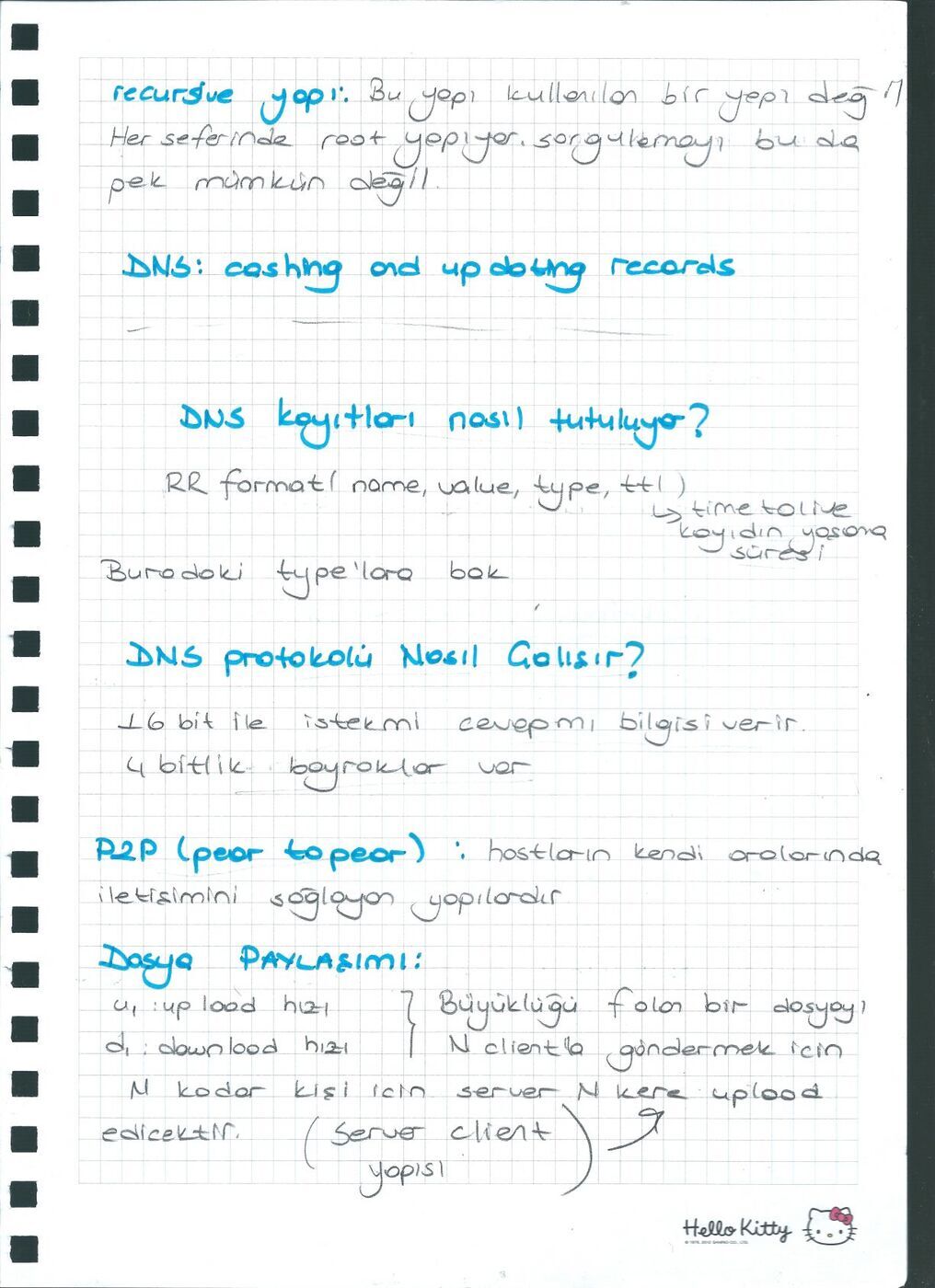 E-posta ve DNS — el yazısı, sayfa 18
