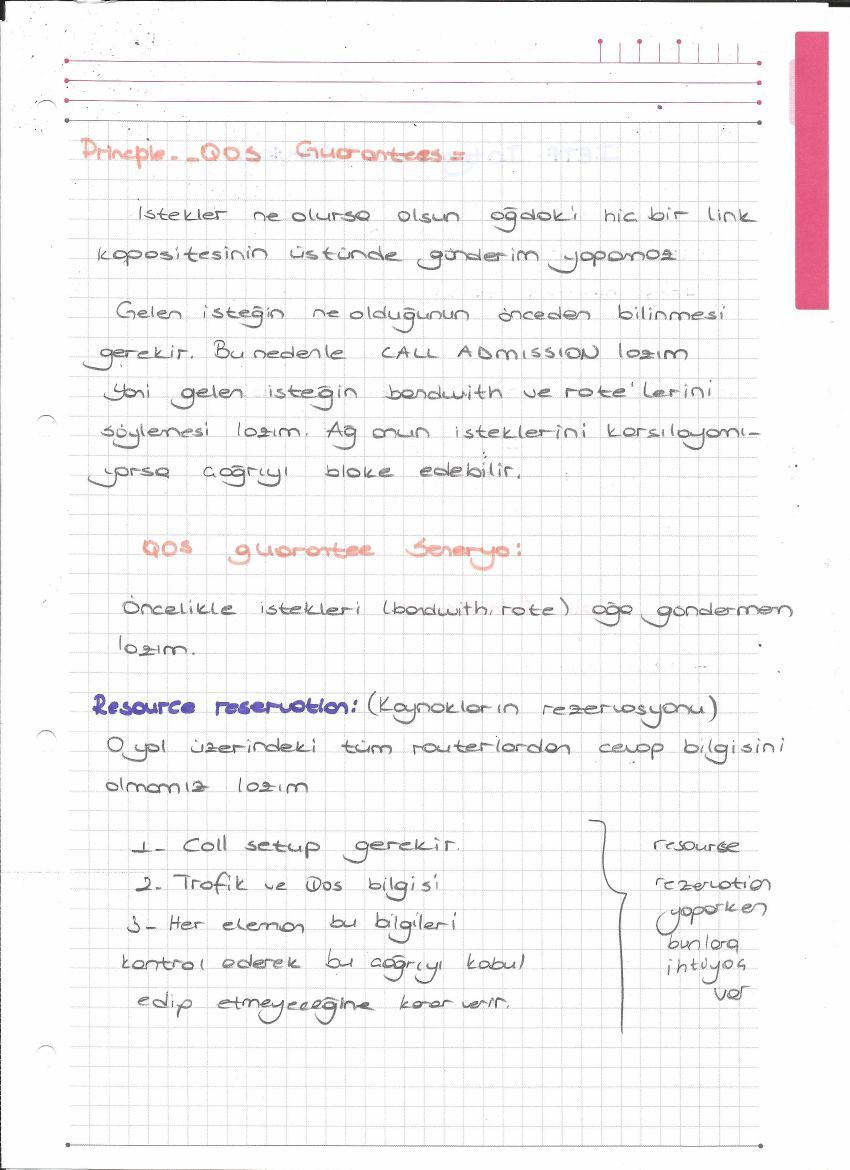 DiffServ, IntServ ve RSVP — el yazısı, sayfa 3