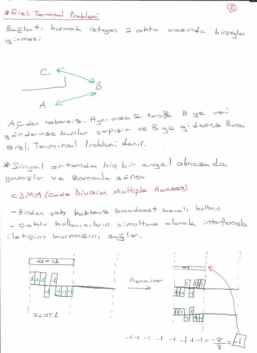 Kablosuz bağlantı, SNR ve CDMA — el yazısı, sayfa 3