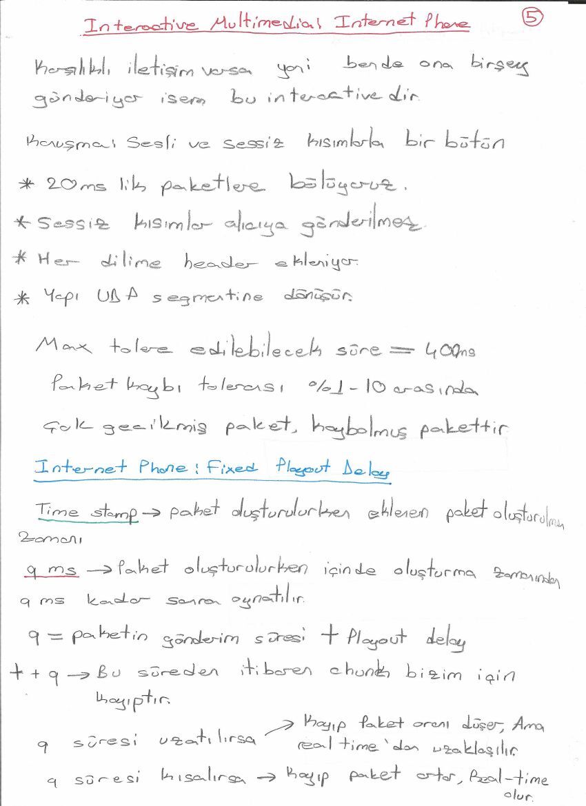 Oynatma gecikmesi ve kayıp telafisi — el yazısı, sayfa 25