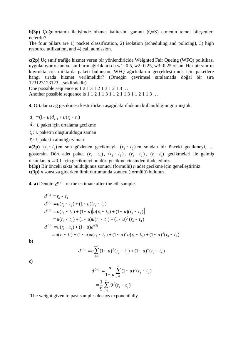 EEM438 Midterm 2010 Cevap Anahtari: şekil ve hesap tabloları, sayfa 2