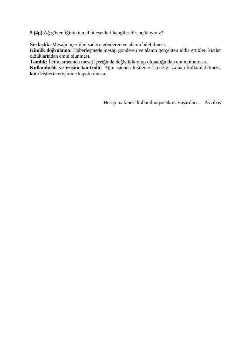 EEM438 Midterm 2010 Cevap Anahtari: şekil ve hesap tabloları, sayfa 3